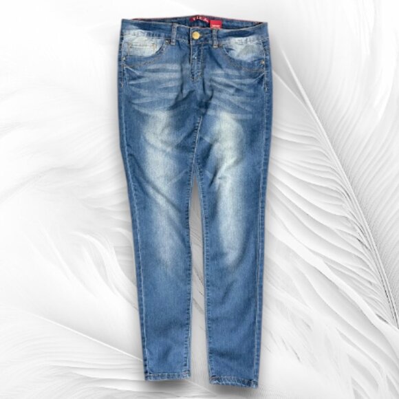 Blue Vip Jeans Skinny Pants Size 11 - Picture 2 of 6